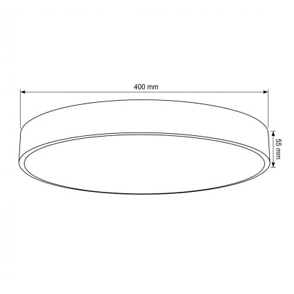 Brilagi - светодиодный потолочный светильник POOL LED/48W/230V 3000/4000/6000K, Ø 40 см, бежевый