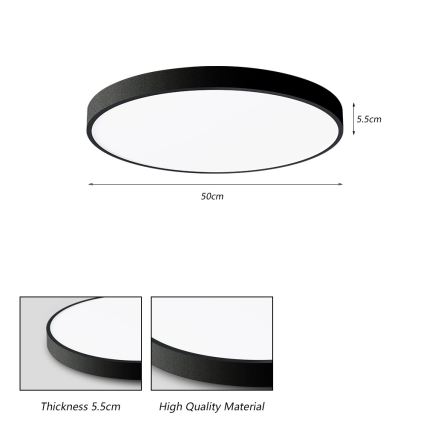 Brilagi - LED-потолочный светильник POOL LED/60 Вт/230 В 3000/4000/6000 К 50 см