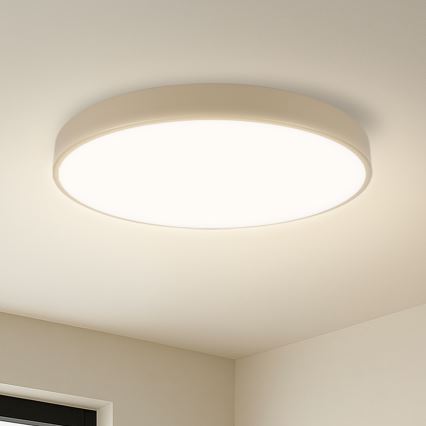 Brilagi - LED-потолочный светильник POOL, 60 Вт/230 В, 3000/4500/6000K, Ø 50 см, бежевый