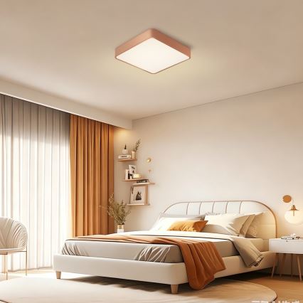 BRILAGI - LED потолочный светильник POOL SQUARE LED/48W/230V 3000/4000/6000K 50x50 cm медный