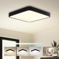 Brilagi - LED потолочный светильник POOL SQUARE LED/48W/230V 3000/4500/6000K 50x50 см черный