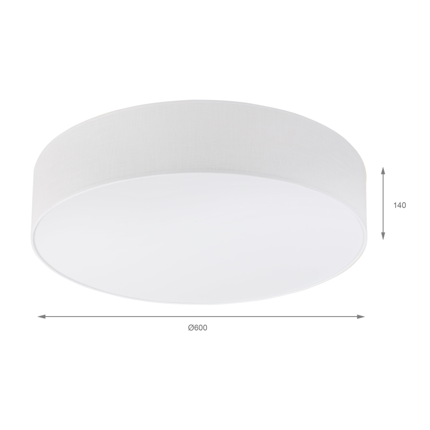 Brilagi - LED-потолочный светильник SIRIJA 4xE27/60W/230V, диаметр 60 см, белый