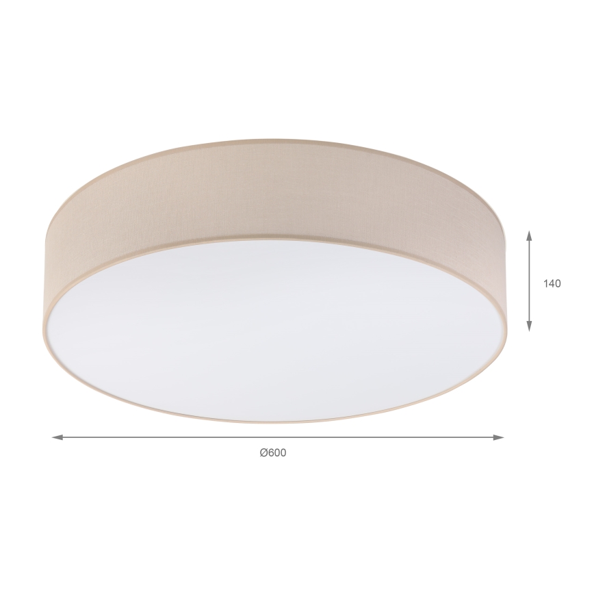 Brilagi - LED потолочный светильник SIRIJA 4xE27/60W/230V диаметр 60 см бежевый