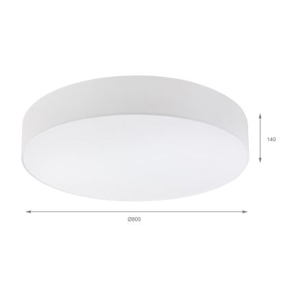 Brilagi - LED потолочный светильник SIRIJA, 6x E27/60W/230V, диам. 80 см, белый