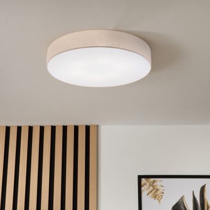 BRILAGI - LED потолочный светильник SIRIJA, 6xE27/15 Вт/230 В, диаметр 80 см, бежевый