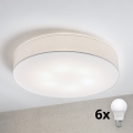 Brilagi - LED потолочный светильник SIRIJA 6xE27/15W/230V диаметр 80 см белый