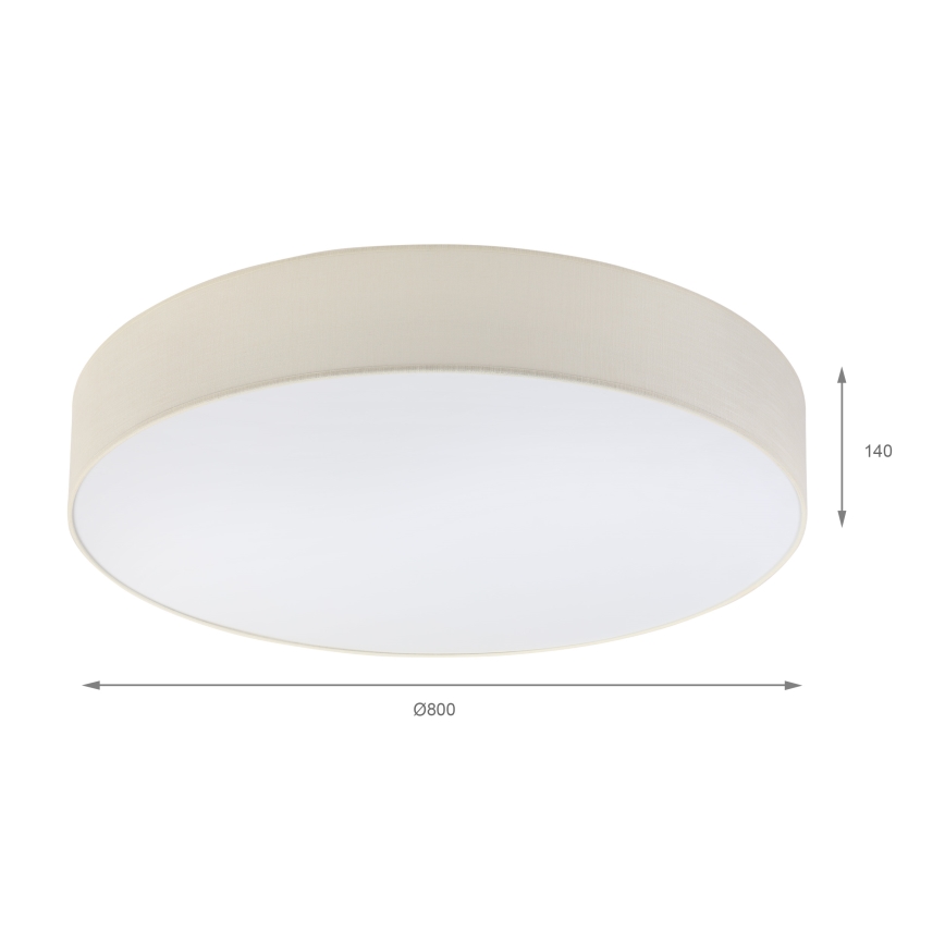 Brilagi - LED потолочный светильник SIRIJA 6xE27/60W/230V диаметр 80 см кремовый