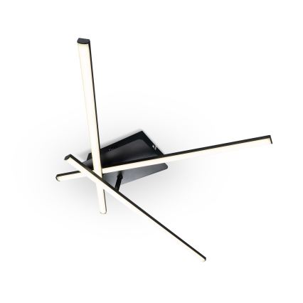 Brilagi - светодиодный потолочный светильник STRIPES LED/30W/230V 51x78 см, чёрный