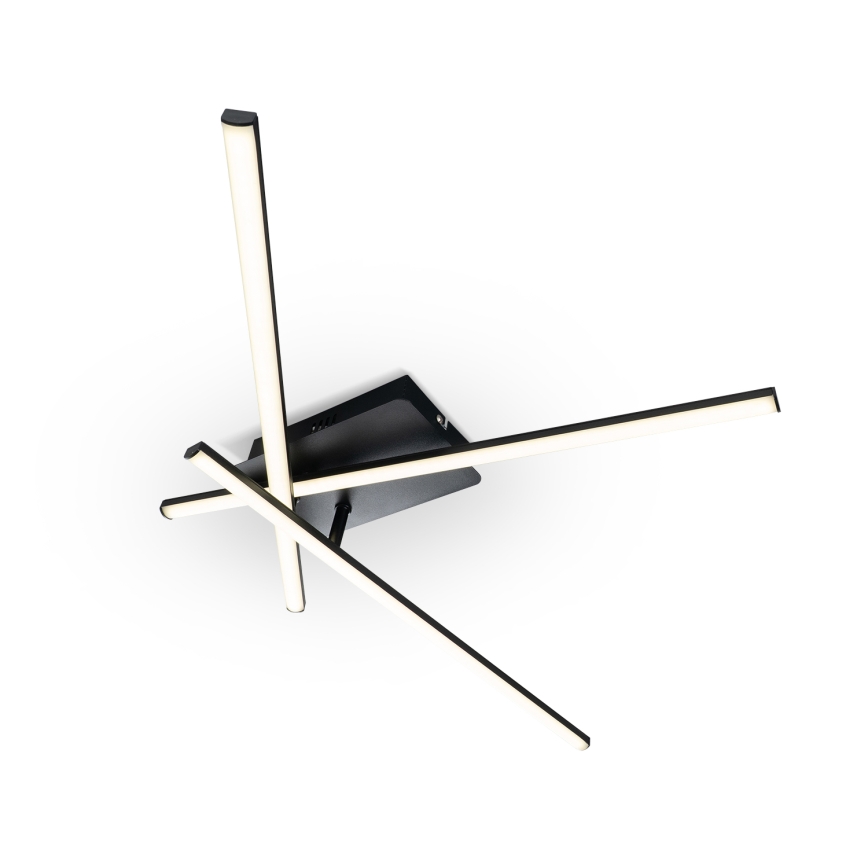 Brilagi - светодиодный потолочный светильник STRIPES LED/30W/230V 51x78 см, чёрный