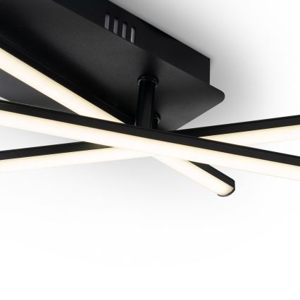 Brilagi - светодиодный потолочный светильник STRIPES LED/30W/230V 51x78 см, чёрный