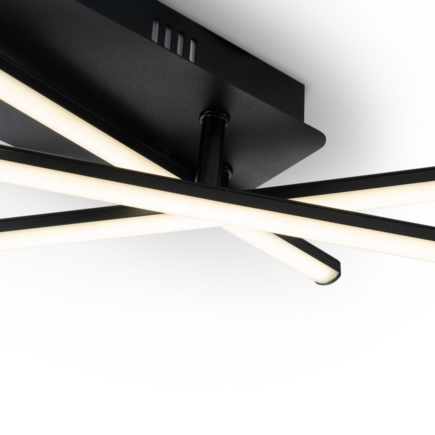 Brilagi - светодиодный потолочный светильник STRIPES LED/30W/230V 51x78 см, чёрный