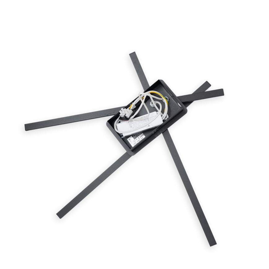 Brilagi - светодиодный потолочный светильник STRIPES LED/30W/230V 51x78 см, чёрный