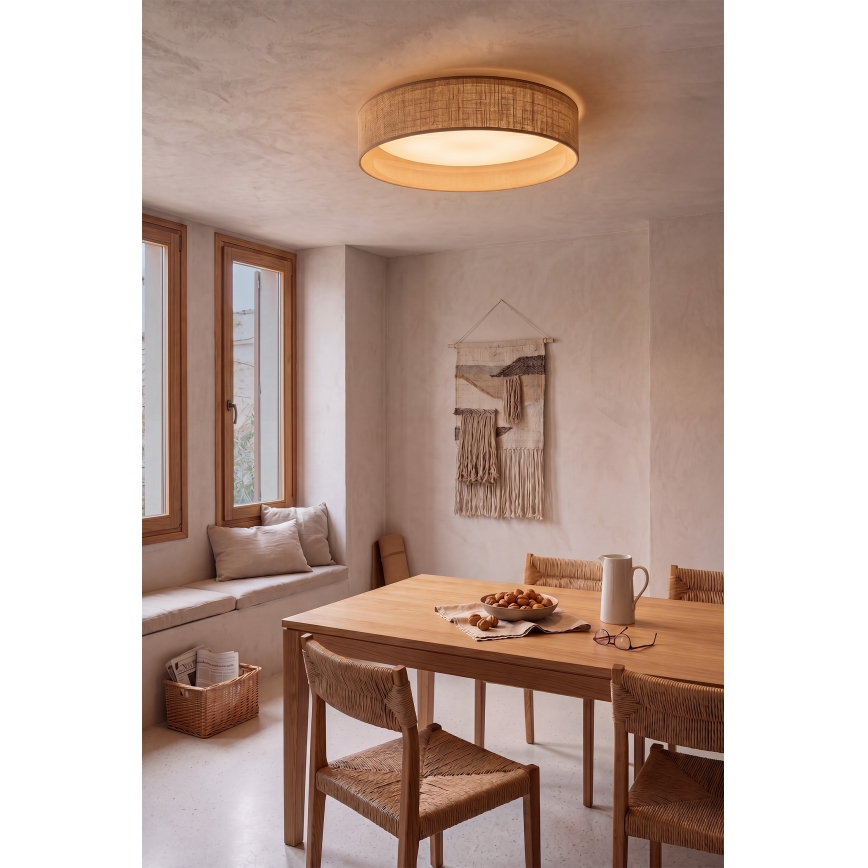 Brilagi - LED потолочный светильник VELVET SIMPLE LED/24 Вт/230 В 3000 К диаметр 45 см бежевый