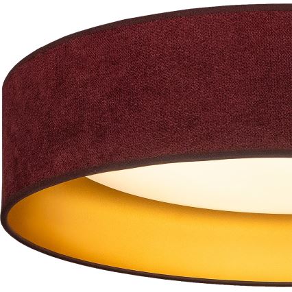 Brilagi - LED потолочный светильник VELVET SIMPLE LED/24Вт/230В 3000K Ø 45 см винный/золотой
