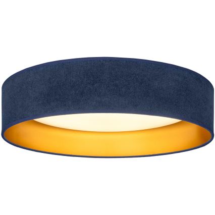 Brilagi - LED потолочный светильник VELVET SIMPLE LED/24 Вт/230 В 3000К диам. 45 см синий/золотой