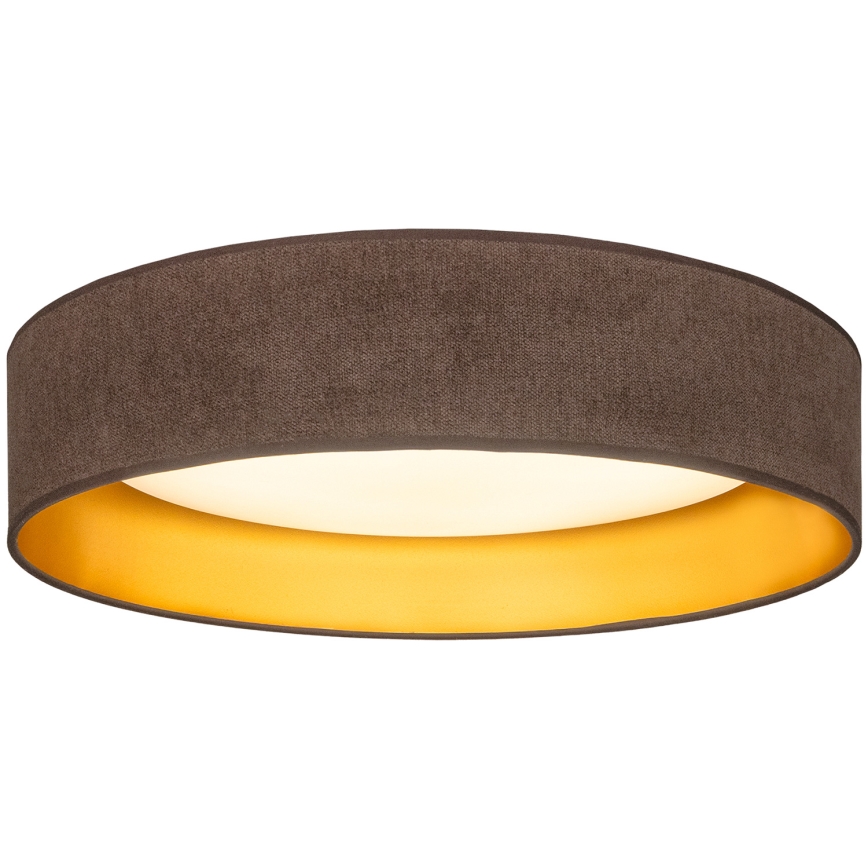 Brilagi - LED потолочный светильник VELVET SIMPLE LED/24W/230V 3000K диаметр 45 см коричневый/золотой