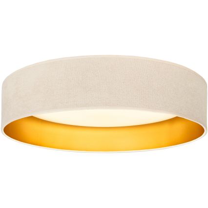 Brilagi - LED потолочный светильник VELVET SIMPLE LED/24W/230V 3000K, диаметр 45 см, кремовый/золотой