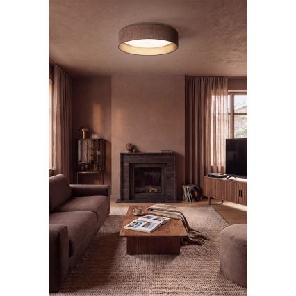 Brilagi - LED потолочный светильник VELVET SIMPLE LED/24W/230V 4000K Ø 45 см коричневый/золотой