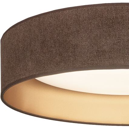 Brilagi - LED потолочный светильник VELVET SIMPLE LED/24W/230V 4000K Ø 45 см коричневый/золотой