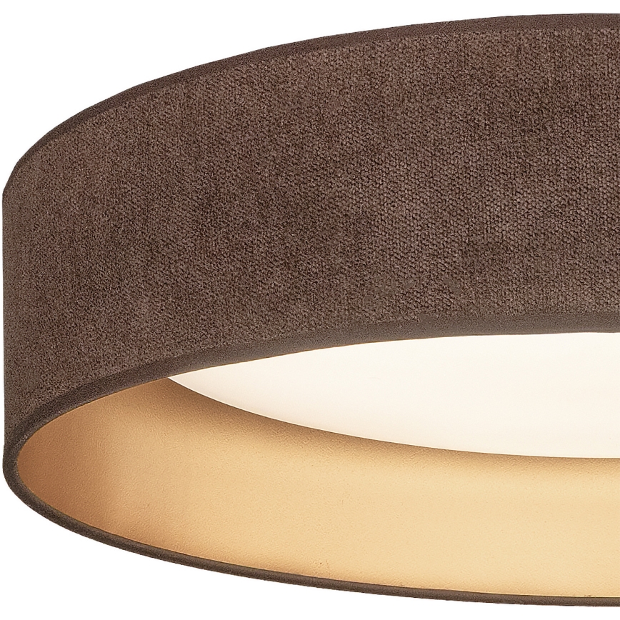 Brilagi - LED потолочный светильник VELVET SIMPLE LED/24W/230V 4000K Ø 45 см коричневый/золотой