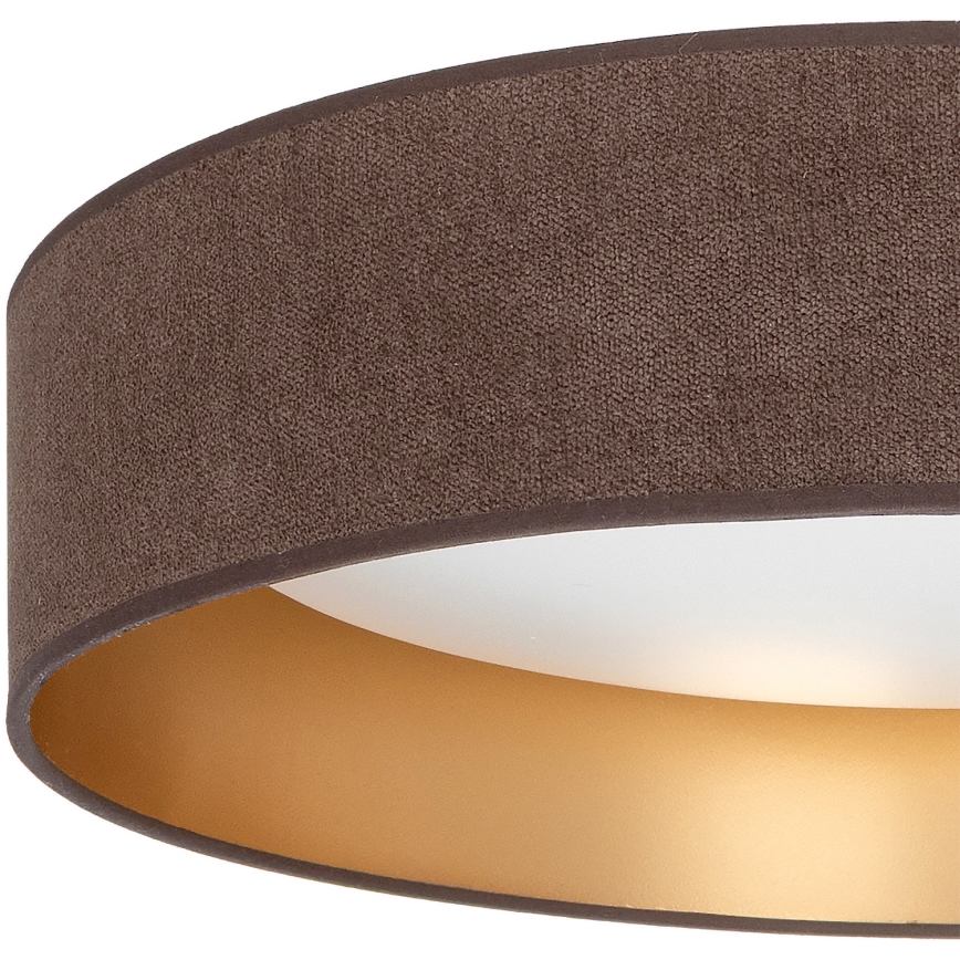Brilagi - LED потолочный светильник VELVET SIMPLE LED/24W/230V 4000K Ø 45 см коричневый/золотой