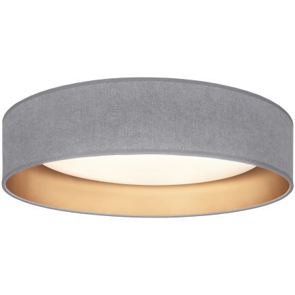 Brilagi - LED потолочный светильник VELVET SIMPLE LED/24 Вт/230 В 4000 К диам. 45 см серый/золотой