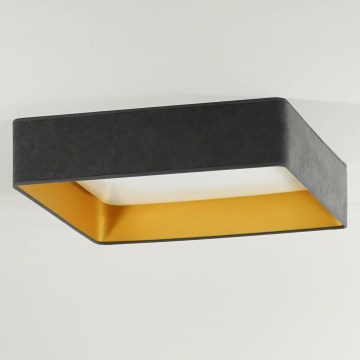 Brilagi - LED потолочный светильник VELVET SQUARE LED/24W/230V 43x43 cm серый