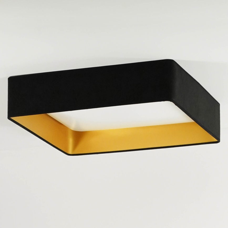 Brilagi - LED потолочный светильник VELVET SQUARE LED/24W/230V 43x43 см черный