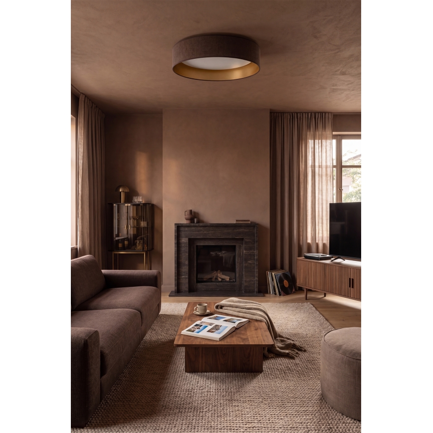 Brilagi - LED потолочный светильник VELVET VARI LED/24W/230V 3000/4000/6500K диаметр 45 см коричневый/золотой