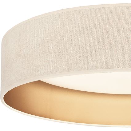 Brilagi - LED потолочный светильник VELVET VARI LED, 24 Вт/230 В, 3000/4000/6500 К, диаметр 45 см, кремовый/золотой