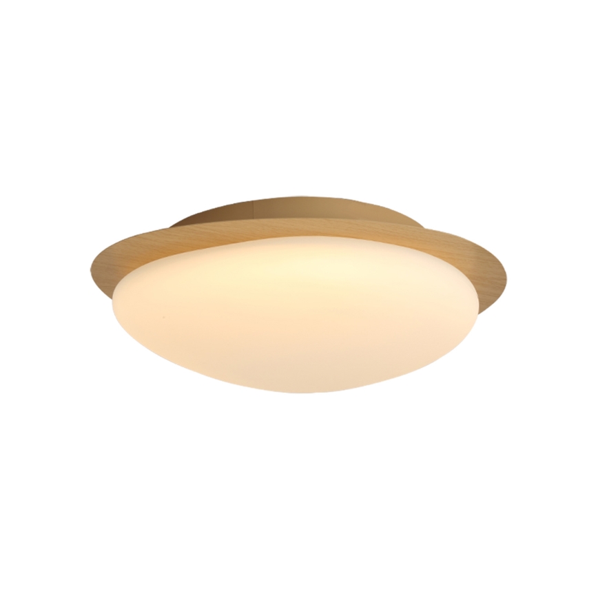 Brilagi - LED потолочный светильник VISBY WOOD LED/18W/230V, диаметр 38 см, коричневый