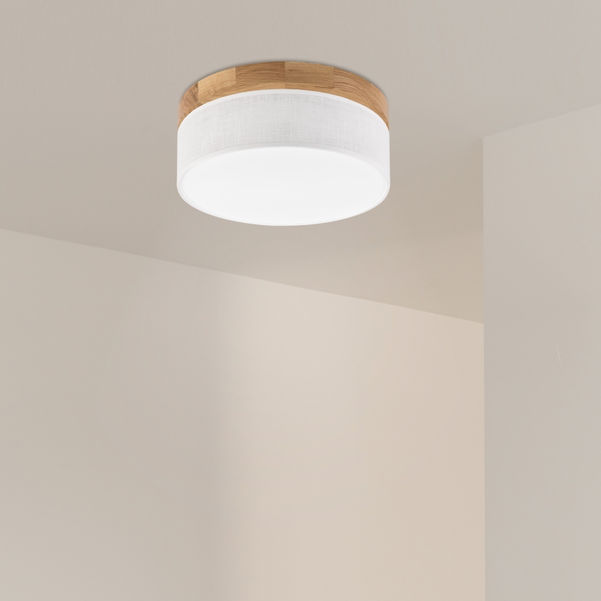 Brilagi - LED Потолочная лампа BELLADONNA LED/20W/230V пр. 30 см белая/дуб