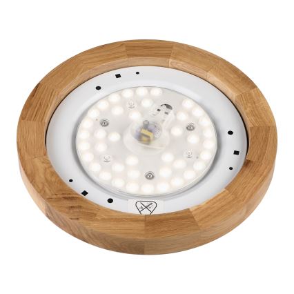 Brilagi - LED Потолочная лампа BELLADONNA LED/20W/230V пр. 30 см белая/дуб
