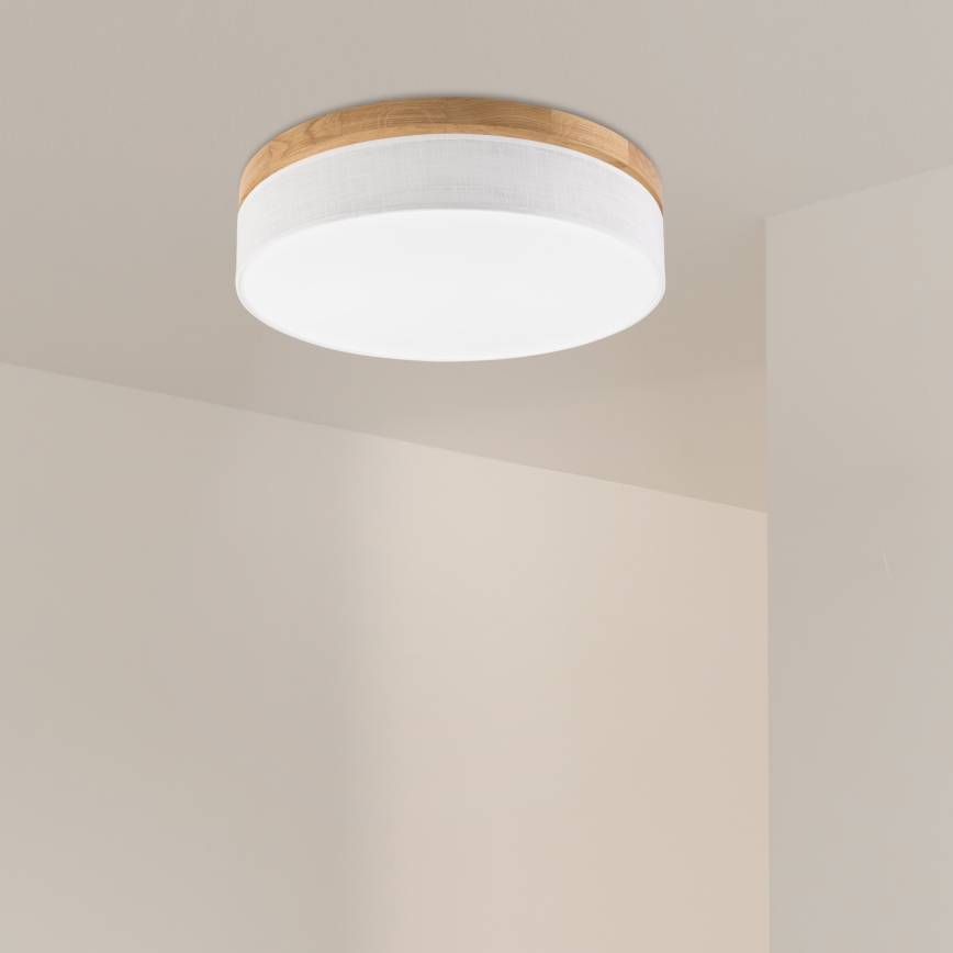 Brilagi - LED Потолочная лампа BELLADONNA LED/36W/230V диаметром 50 см белая/дуб