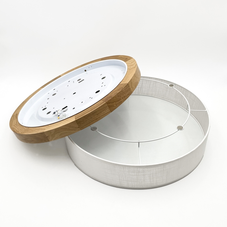 Brilagi - LED Потолочная лампа BELLADONNA LED/36W/230V диаметром 50 см белая/дуб
