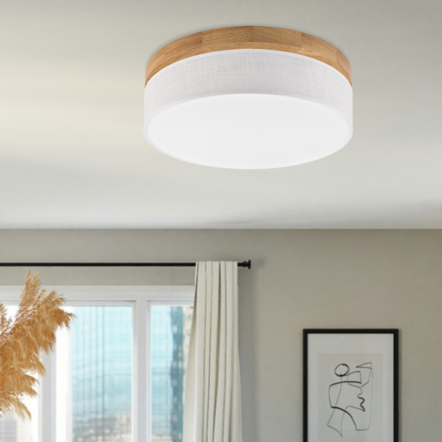 Brilagi - LED Потолочная лампа BELLADONNA LED/36W/230V Ø 40 см белая/дуб