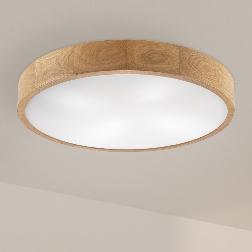 Brilagi - LED Потолочная лампа CARVALHO 4xE27/60W/230V дуб ø 57,5 см