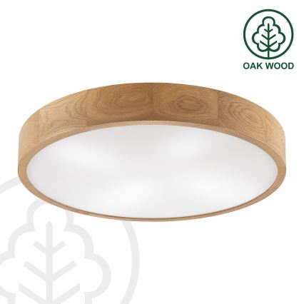 Brilagi - LED Потолочная лампа CARVALHO 4xE27/60W/230V дуб ø 57,5 см