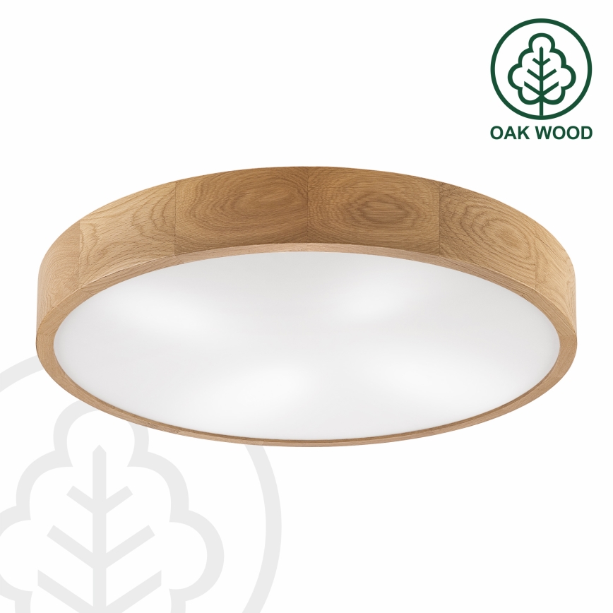Brilagi - LED Потолочная лампа CARVALHO 4xE27/60W/230V дуб ø 57,5 см