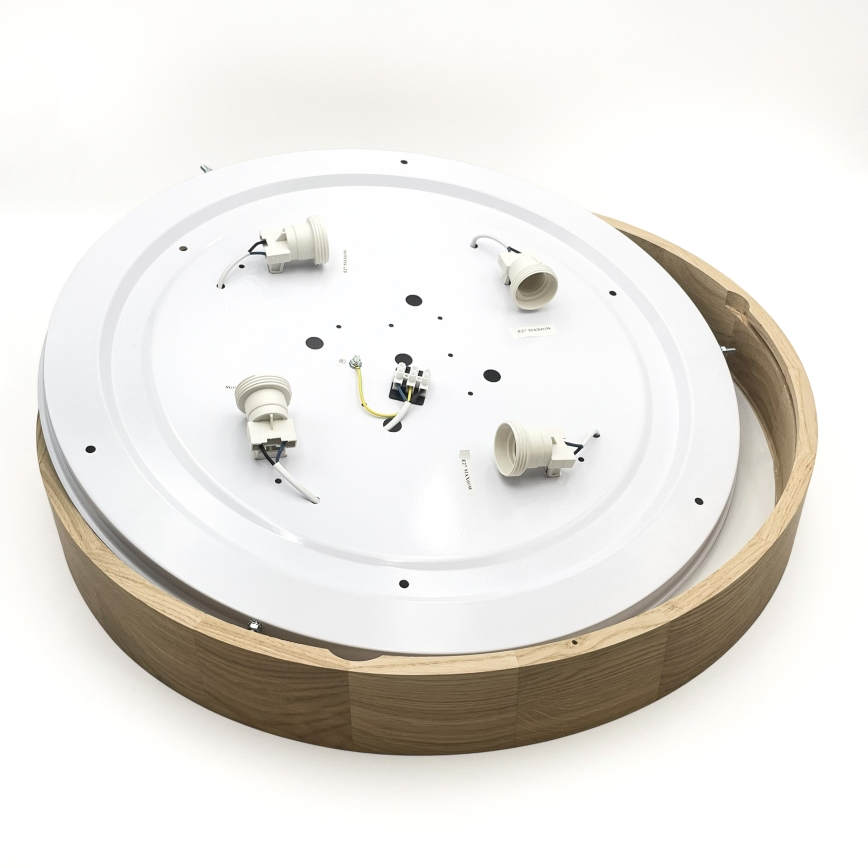 Brilagi - LED Потолочная лампа CARVALHO 4xE27/60W/230V дуб ø 57,5 см