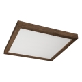 Brilagi - LED Потолочная лампа WOODY FRAME LED/40W/230V 60x60 см IP44 орех