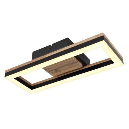Brilagi - Диммируемый потолочный светильник VELVET SQUARE LED/24W/230V 43x43 см 3000/4000/6500K + пульт дистанционного управления розовый