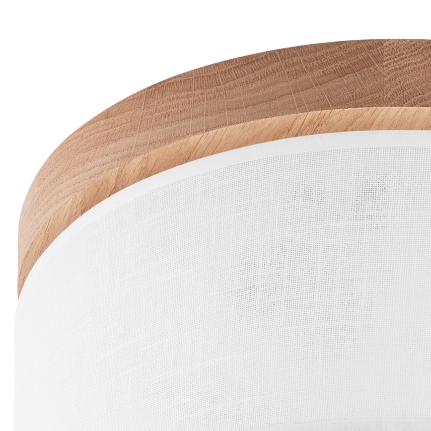 Brilagi - LED Потолочный светильник BELLADONNA 1xE27/15W/230V диаметр 30 см белый/дуб