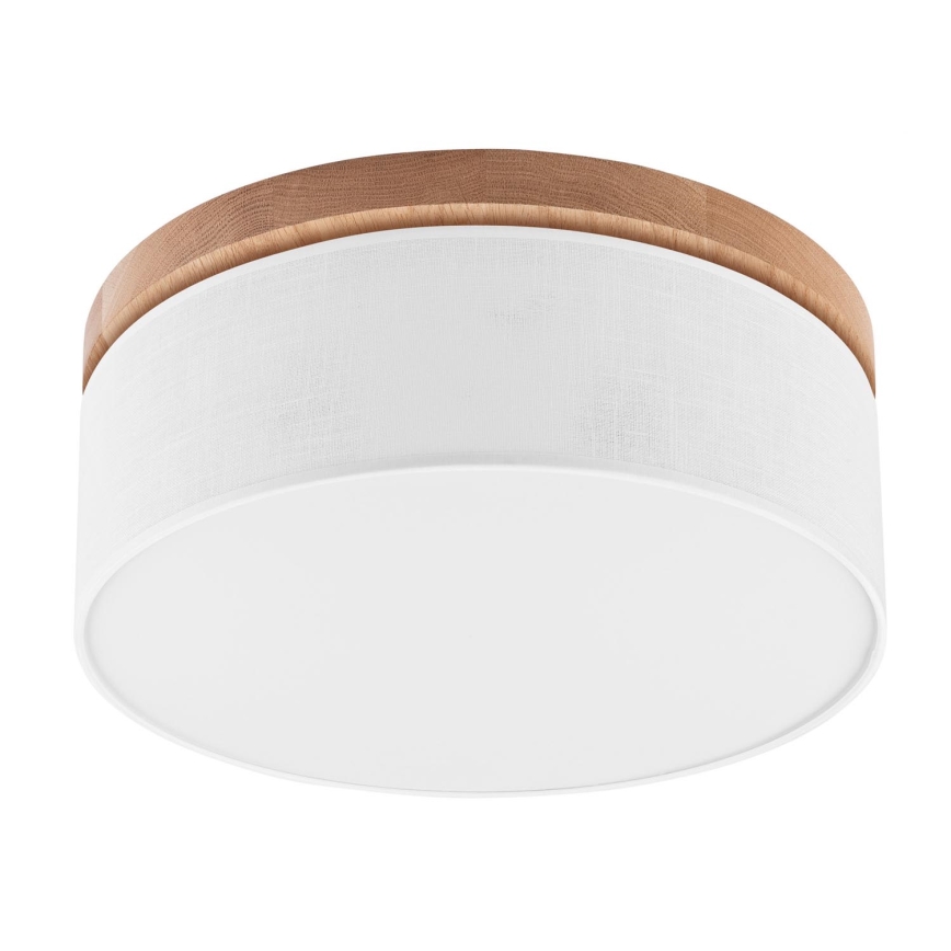 Brilagi - LED Потолочный светильник BELLADONNA 2xE27/15W/230V диаметр 40 см белый/дуб