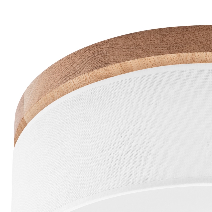 Brilagi - LED Потолочный светильник BELLADONNA 2xE27/15W/230V диаметр 40 см белый/дуб