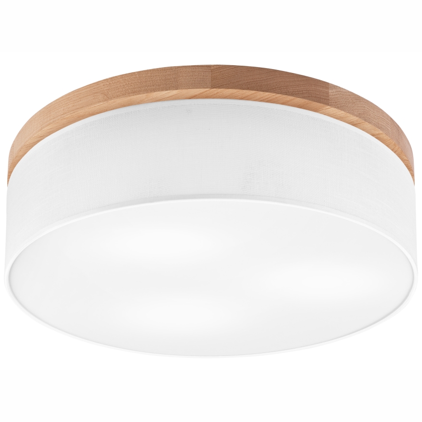 Brilagi - LED Потолочный светильник BELLADONNA 3xE27/15W/230V диаметр 50 см белый/дуб