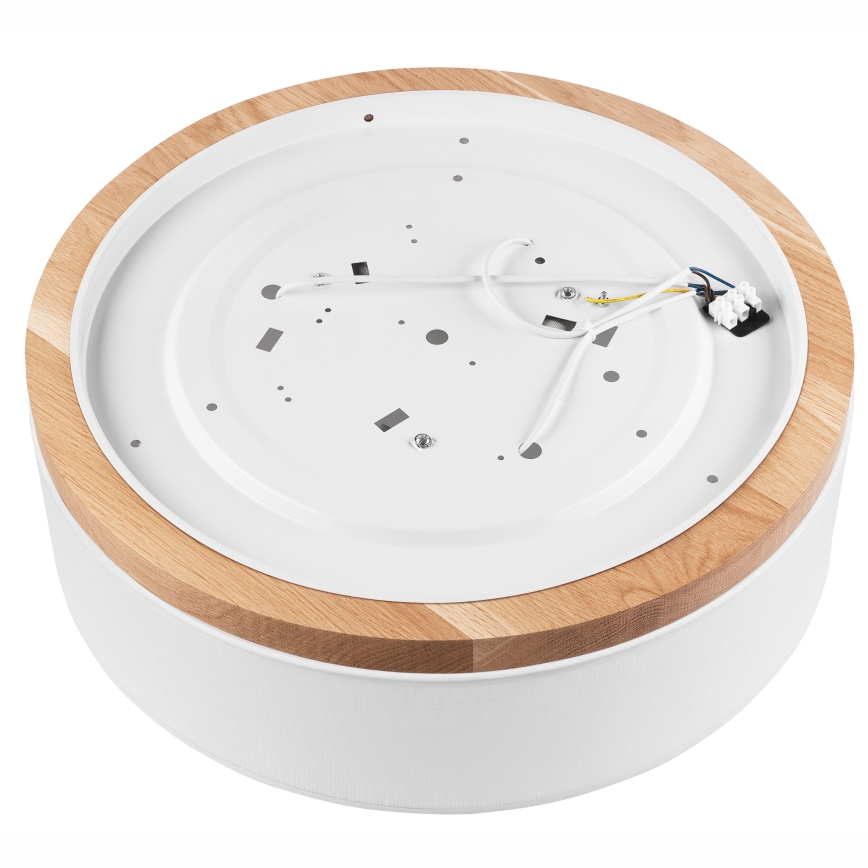 Brilagi - LED Потолочный светильник BELLADONNA 3xE27/15W/230V диаметр 50 см белый/дуб