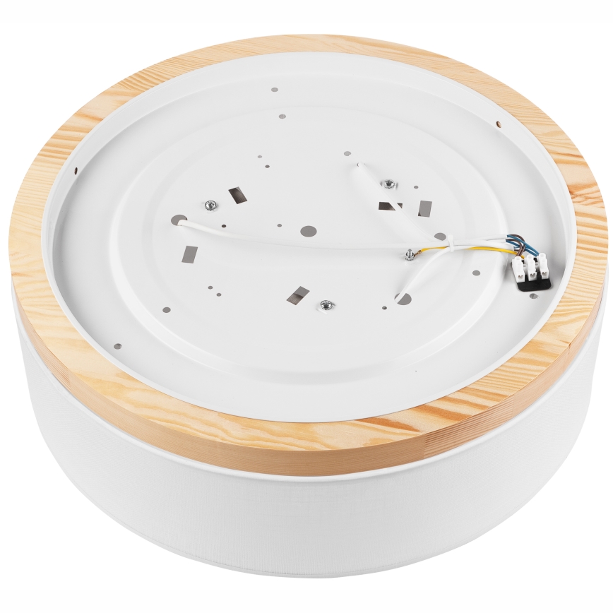 Brilagi - LED Потолочный светильник BELLADONNA 3xE27/15W/230V диаметр 50 см белый/сосна