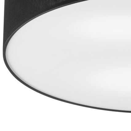 Brilagi - LED Потолочный светильник BELLADONNA 3xE27/15W/230V диаметр 50 см черный/дуб
