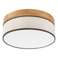 Brilagi - LED Потолочный светильник BELLADONNA LED/20W/230V диаметр 30 см крем/дуб